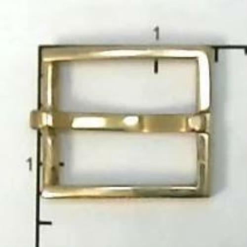 1" 25mm Solid Brass Square Belt Buckle