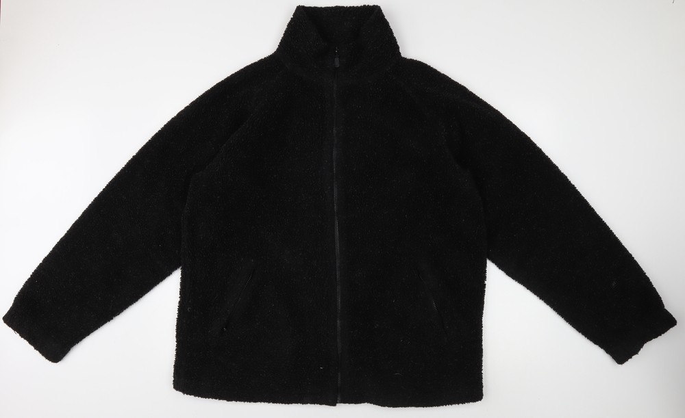 Maximum Performance Men's Black Basic Jacket, XL, Full Zip