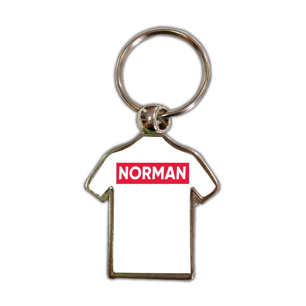 Bartlesville Oklahoma : Gift Shirt Keychain Red Stripe