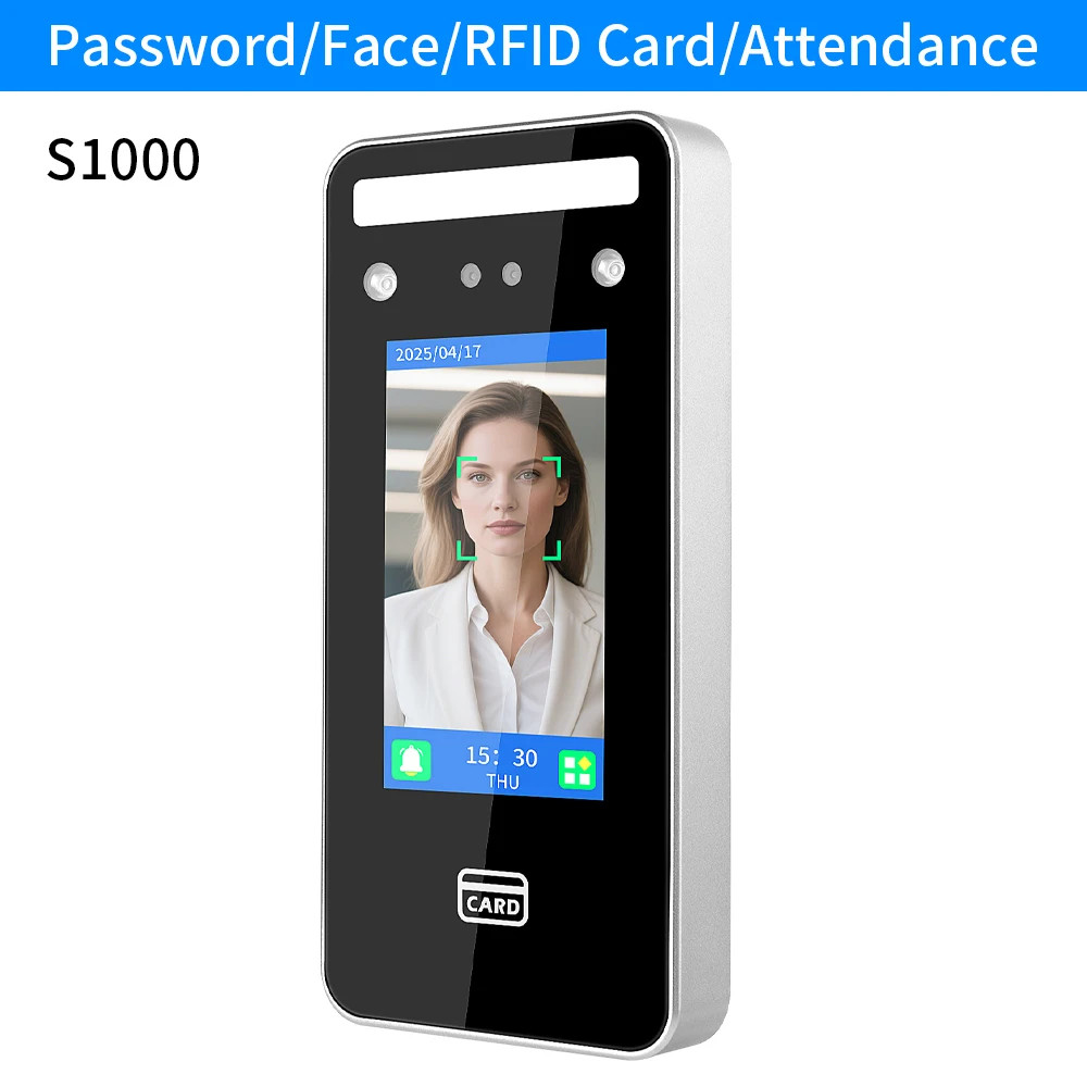 4.3 inch Access Control System Fingerprint Reader USB Face Recognition Device