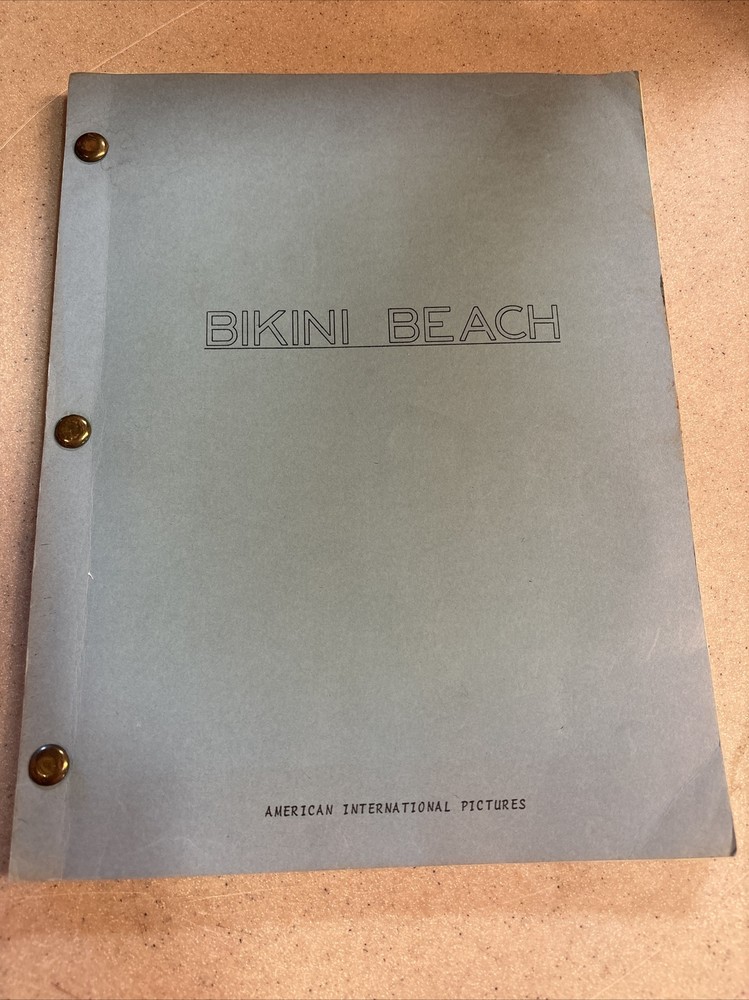 1964 Bikini Beach Script Frankie Avalon Annette Funicello Final Draft April 14