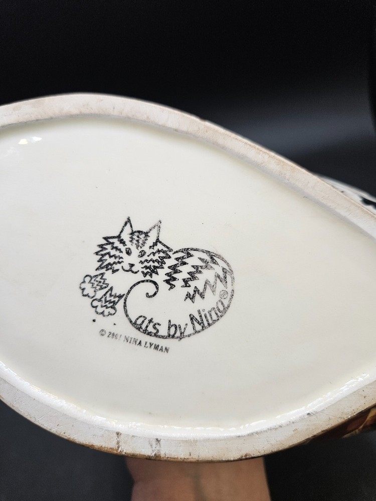 Cats By Nina Ceramic Cat Planter