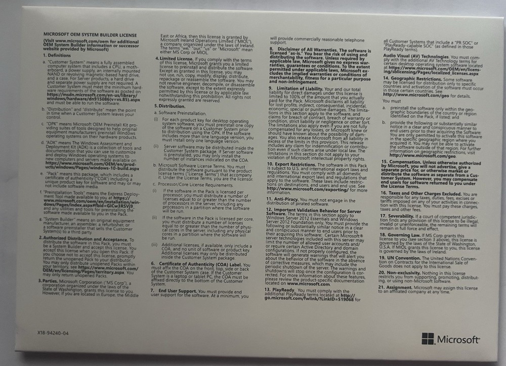 Microsoft Windows Server 2025 Standard - 64 Core Unlimited CAL License (NEW)