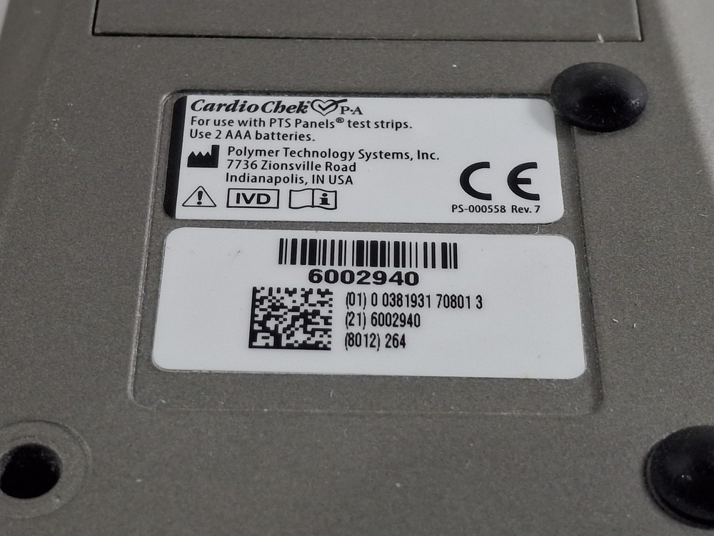 Polymer Technology Systems, Inc. CardioChek PA Analyzer