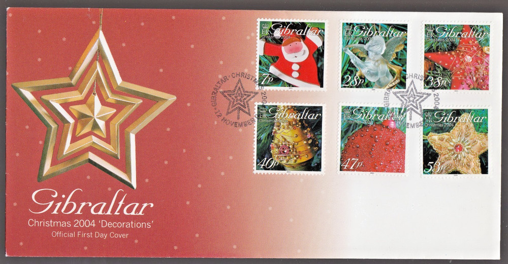 Gibraltar 2004 FDC Christmas