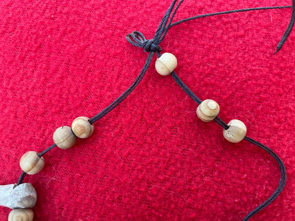 Extraordinary Old Aztec Xoloitzuintle Bone Shaman’s Necklace