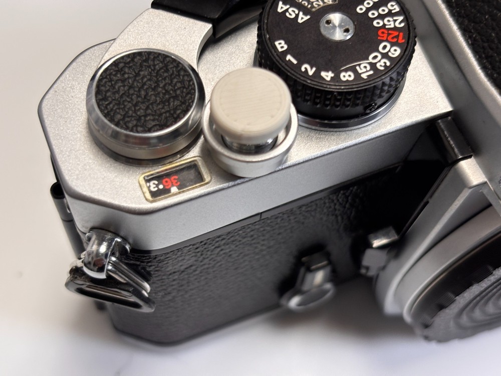 3 pieces Camera Soft Shutter Release Buttons for Cameras - Bone White