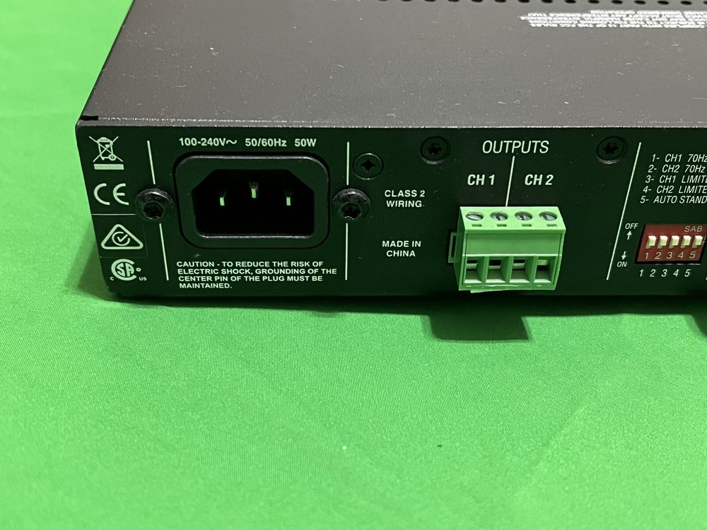 JBL CSA 2120 Amplifier. Please See Photos. Powers On, Please Read. O5