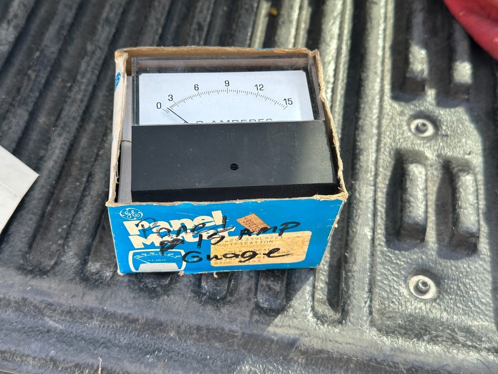 GE 251 Panel Meter, 0-5 ACA, 0-15 ACA Range