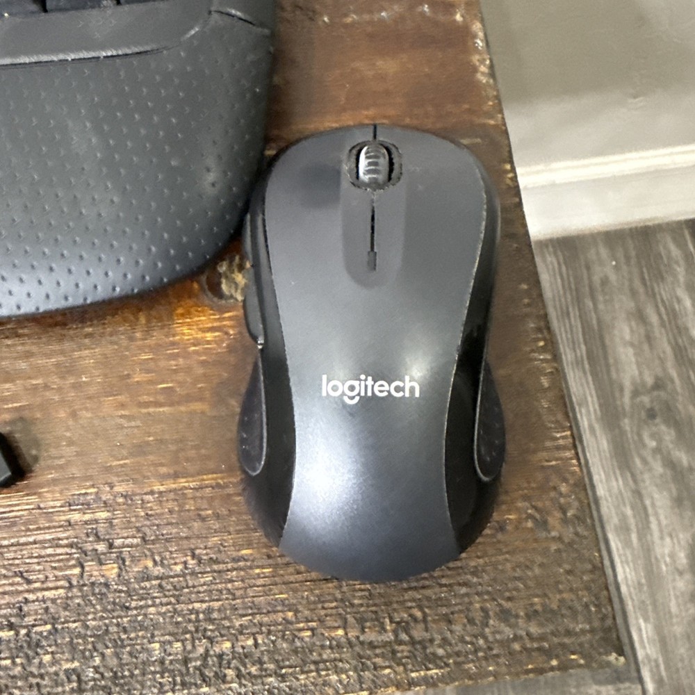 Logitech Wireless Wave Keyboard K350 & Mouse Set + M510 Mouse + USB Dongle EUC