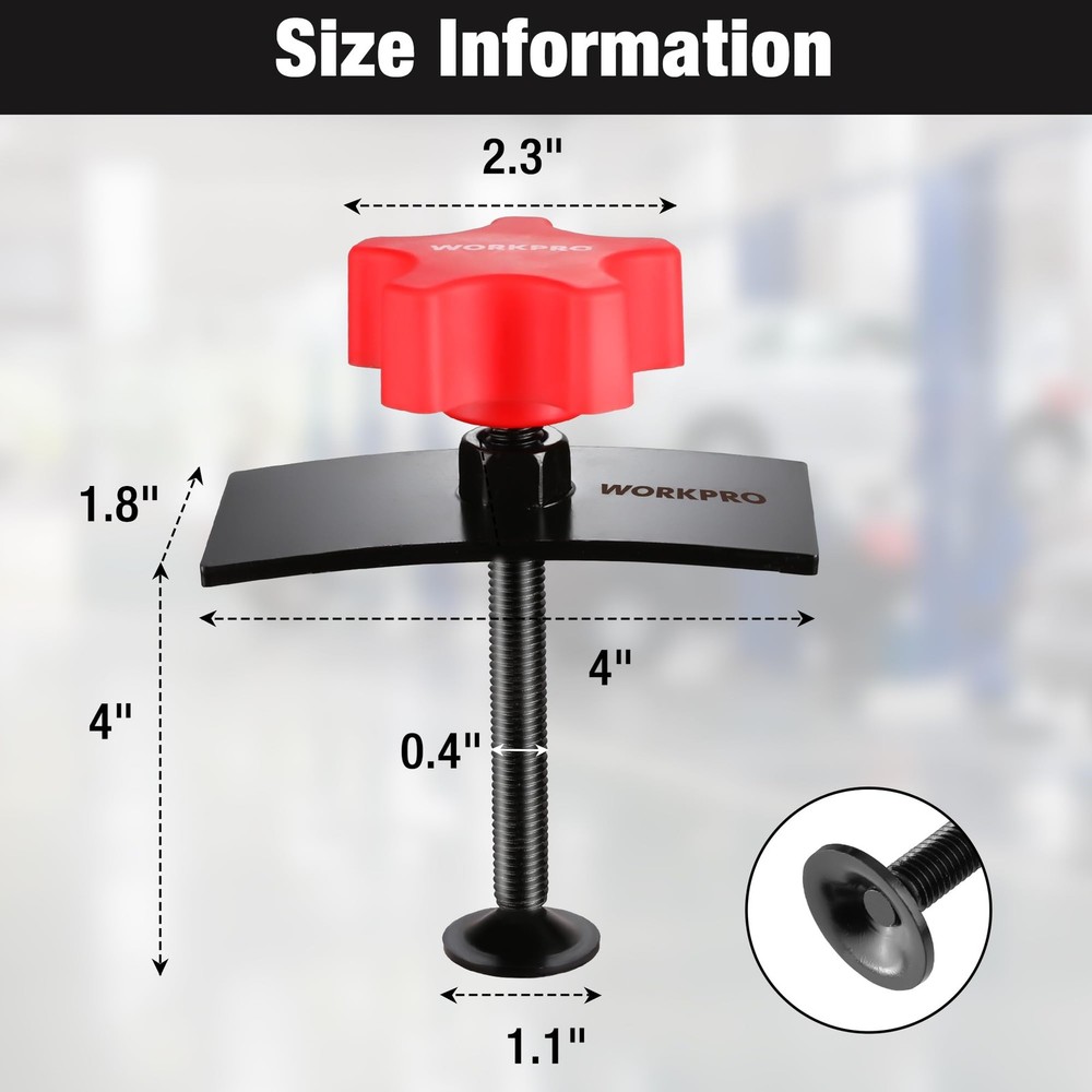 WORKPRO Brake Pad Spreader, Disc Spreader Tool, Standard
