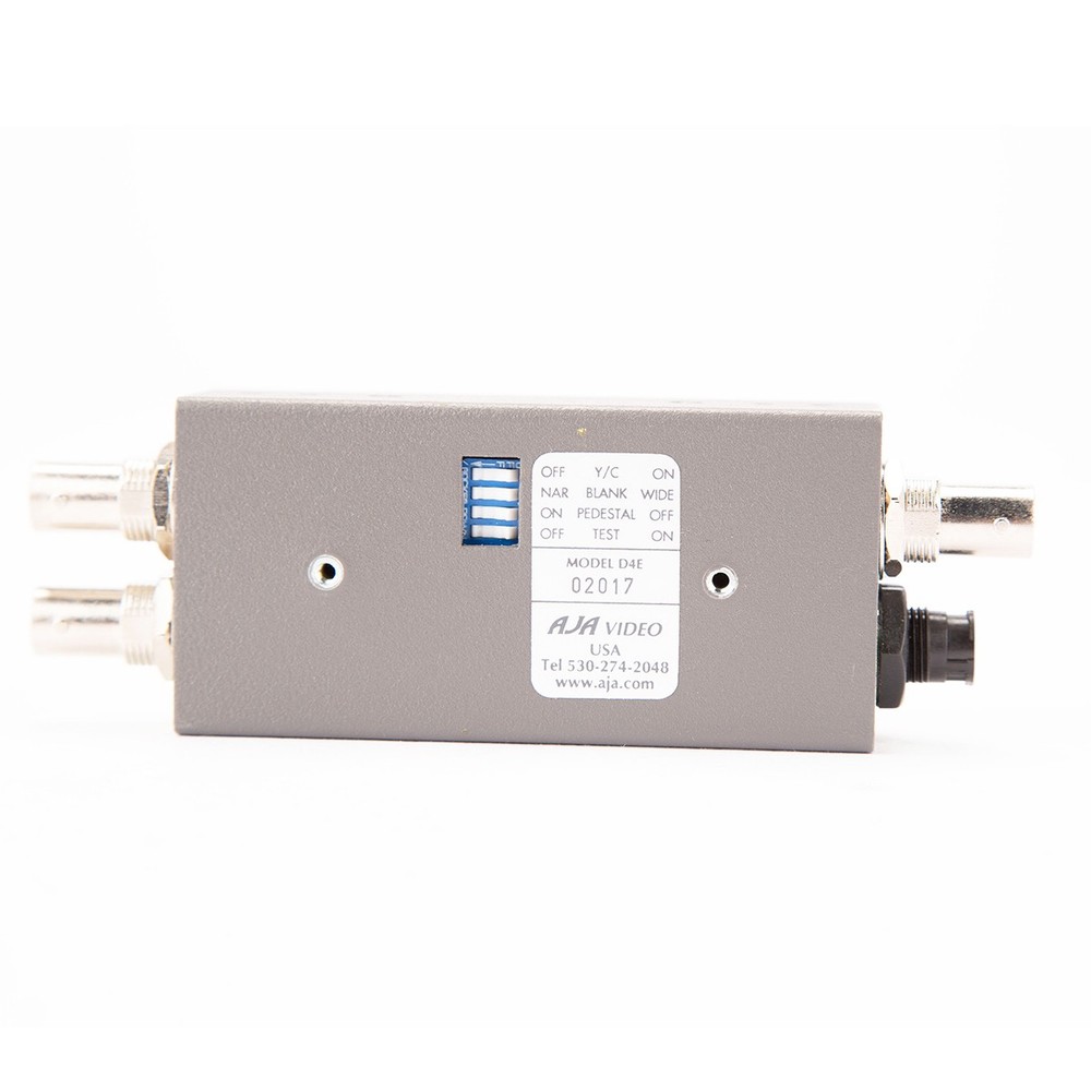 AJA D4E SDI to Composite or S-Video Transcoder - SKU#1922671
