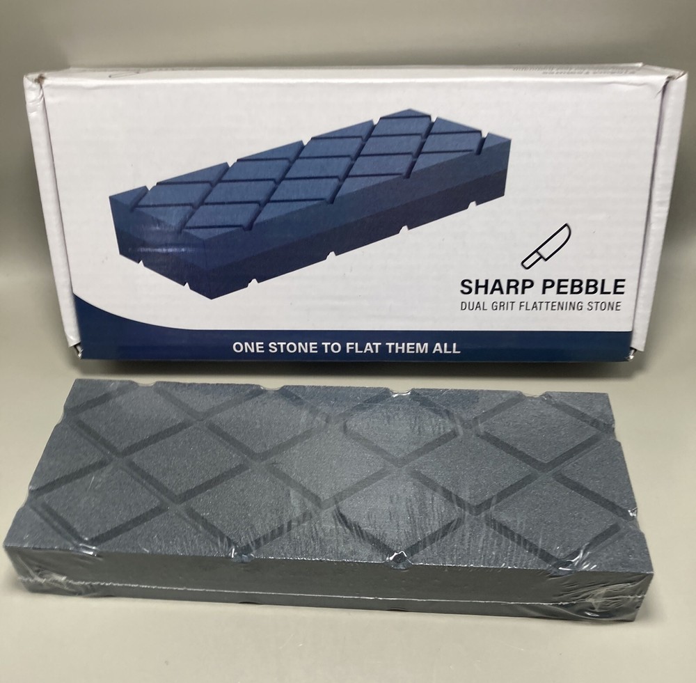 Sharp Pebble Dual Grit Flattening Stone Sharpening Stone 120/320 Grit