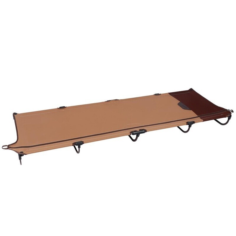 Zipper Folding Cot Compact Portable Sleeping Bed Camping Backpacking Travel Cot