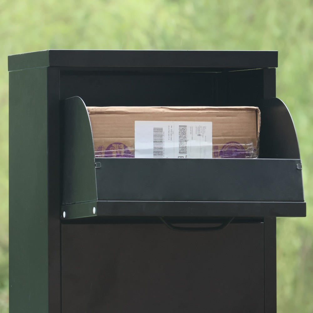 Outdoor Package Delivery Box for Outside Large Lockable Parcel Storage Drop Box