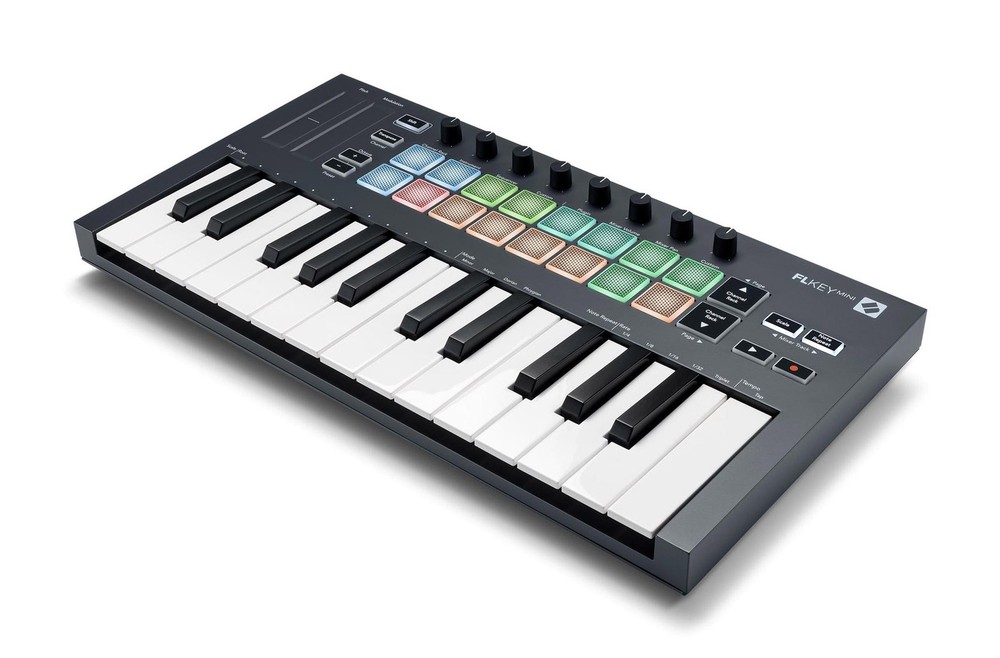 Novation FLkey Mini 25-Mini-Key MIDI Keyboard Controller 4 FL Studio+Microphone