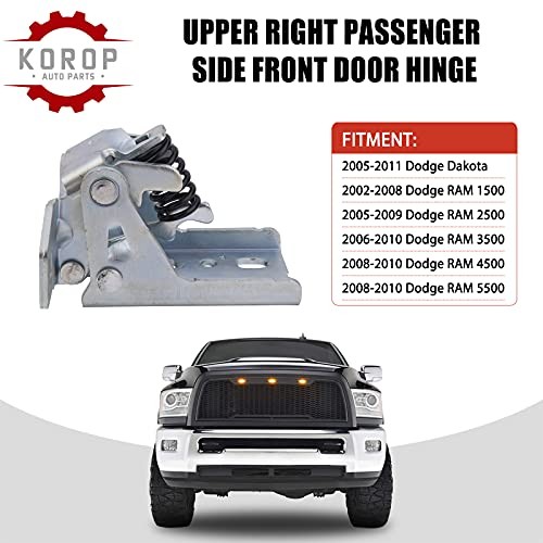 Upper Right Passenger Side Front Door Hinge Fits for 2002-2008 Dodge right side