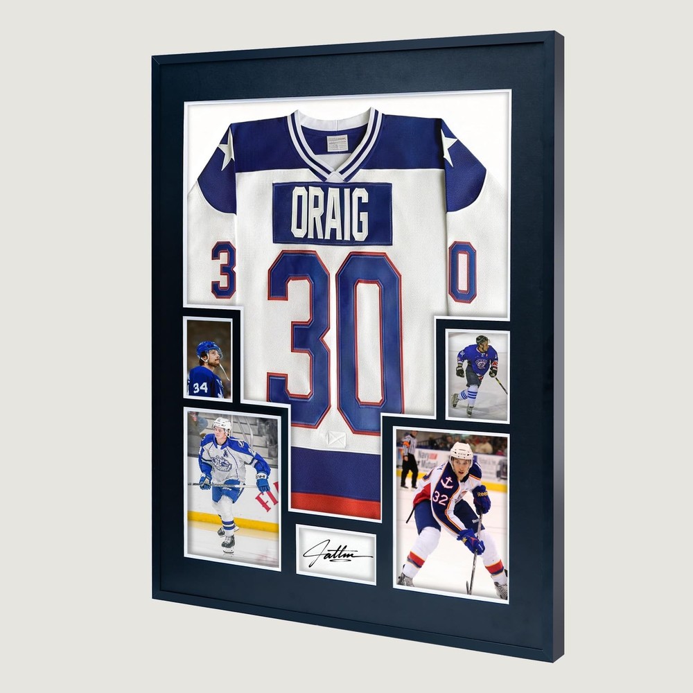 Jersey Display Frame Large Shadow Box Frame Clear Acrylic with 98% UV Protect...