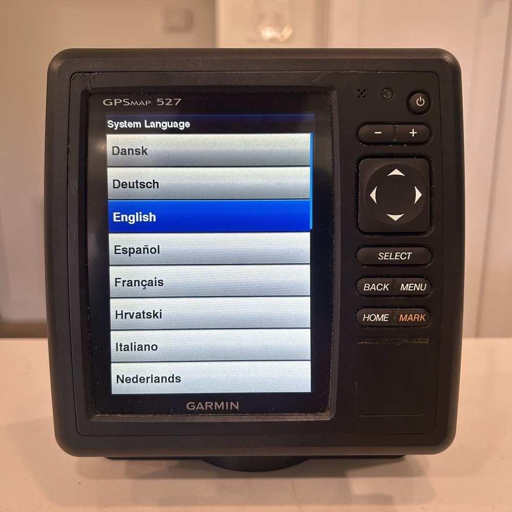 Garmin GPSMAP 527 GPS Chartplotter Fishfinder Display Head Unit Only