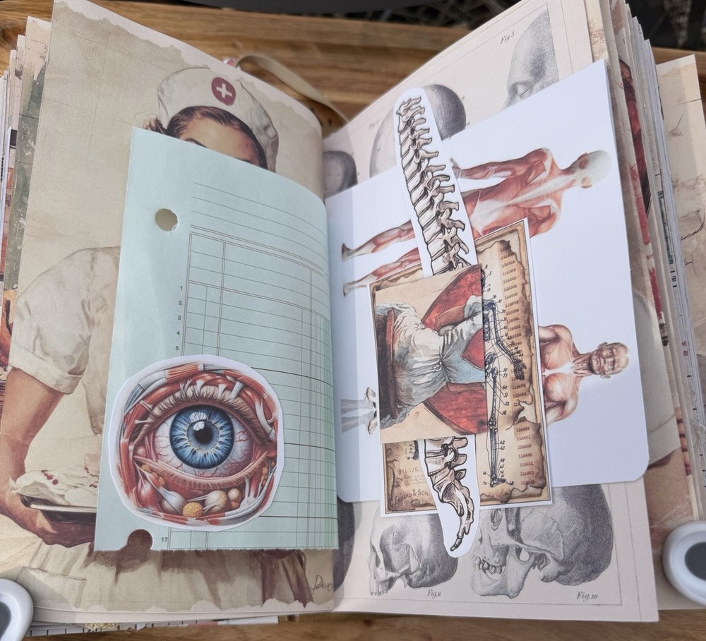 Handmade Nurse Junk Journal