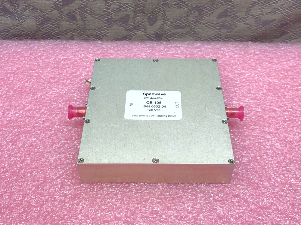 SPECWAVE QB-105 RF AMPLIFIER +28Vdc