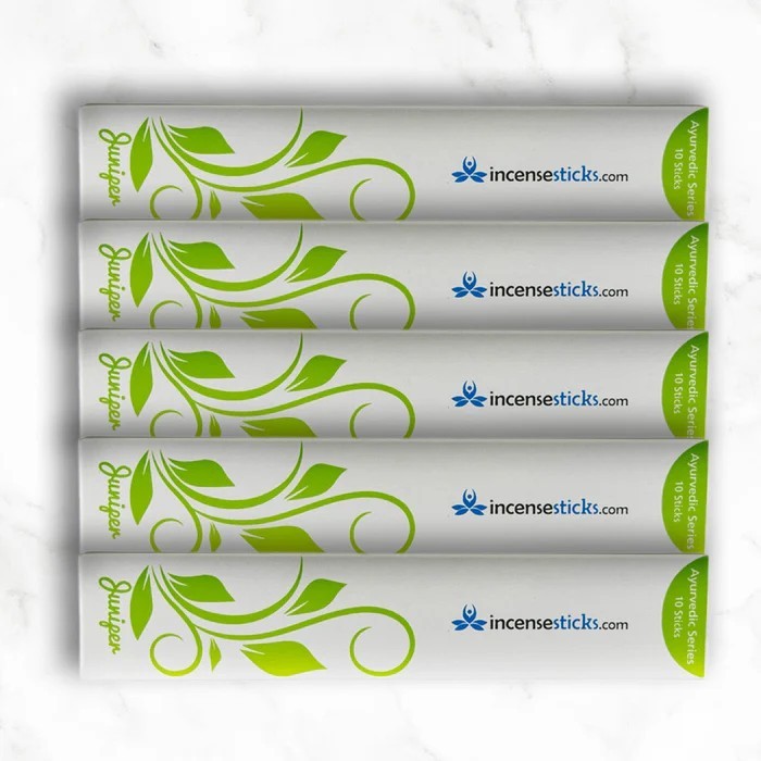 Juniper Incense 8" 10 Sticks Pack: 5 Packs