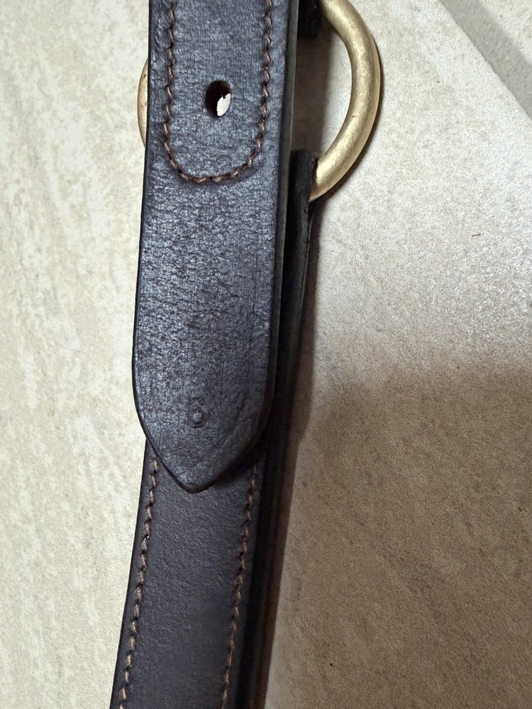 Brown Leather Halter Size XL