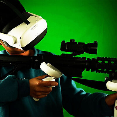 VR Headset Controller Double Handle Magnetic Bracket vr game shooting Gun Mount