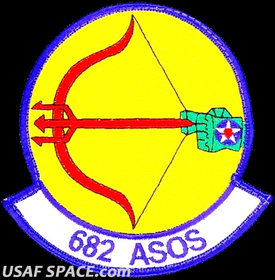 USAF 682ND AIR SUPPORT OPERATIONS SQ -Shaw AFB, SC- ORIGINAL AIR FORCE VEL PATCH