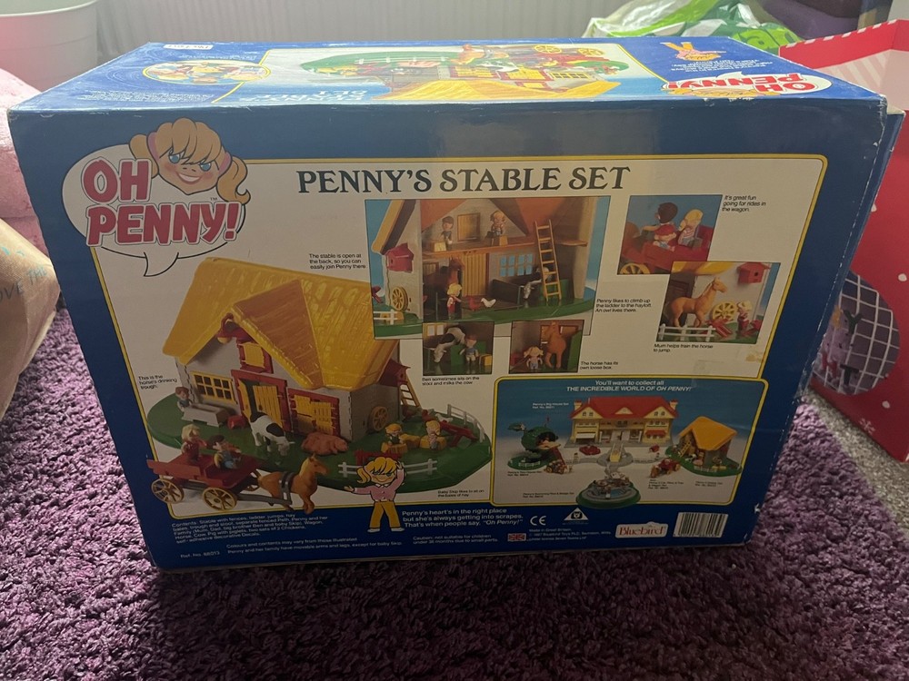 oh penny 1987 bluebird stable set with box