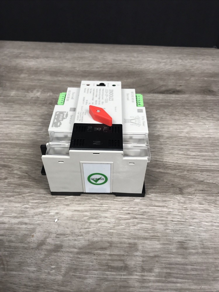 100A Automatic Transfer Switch Dual Power 2P Power Generator Changeover Switch