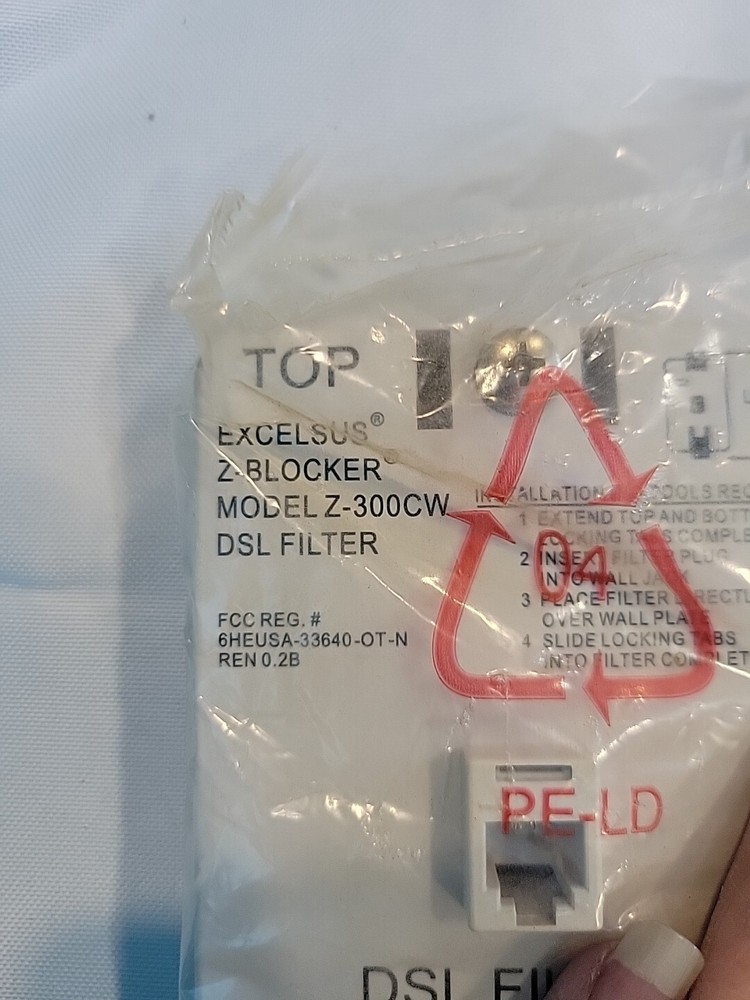 DSL Filter Excelsus Z-Blocker Model Z-300CW Wall Mount