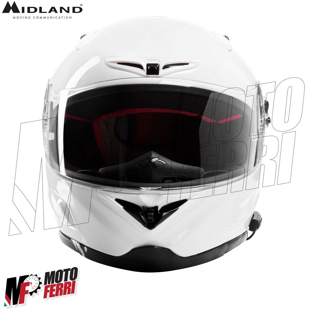 Intercom MIDLAND Btgo Uni Bluetooth Motorcycle Helmet Scooter Jet Full Modular