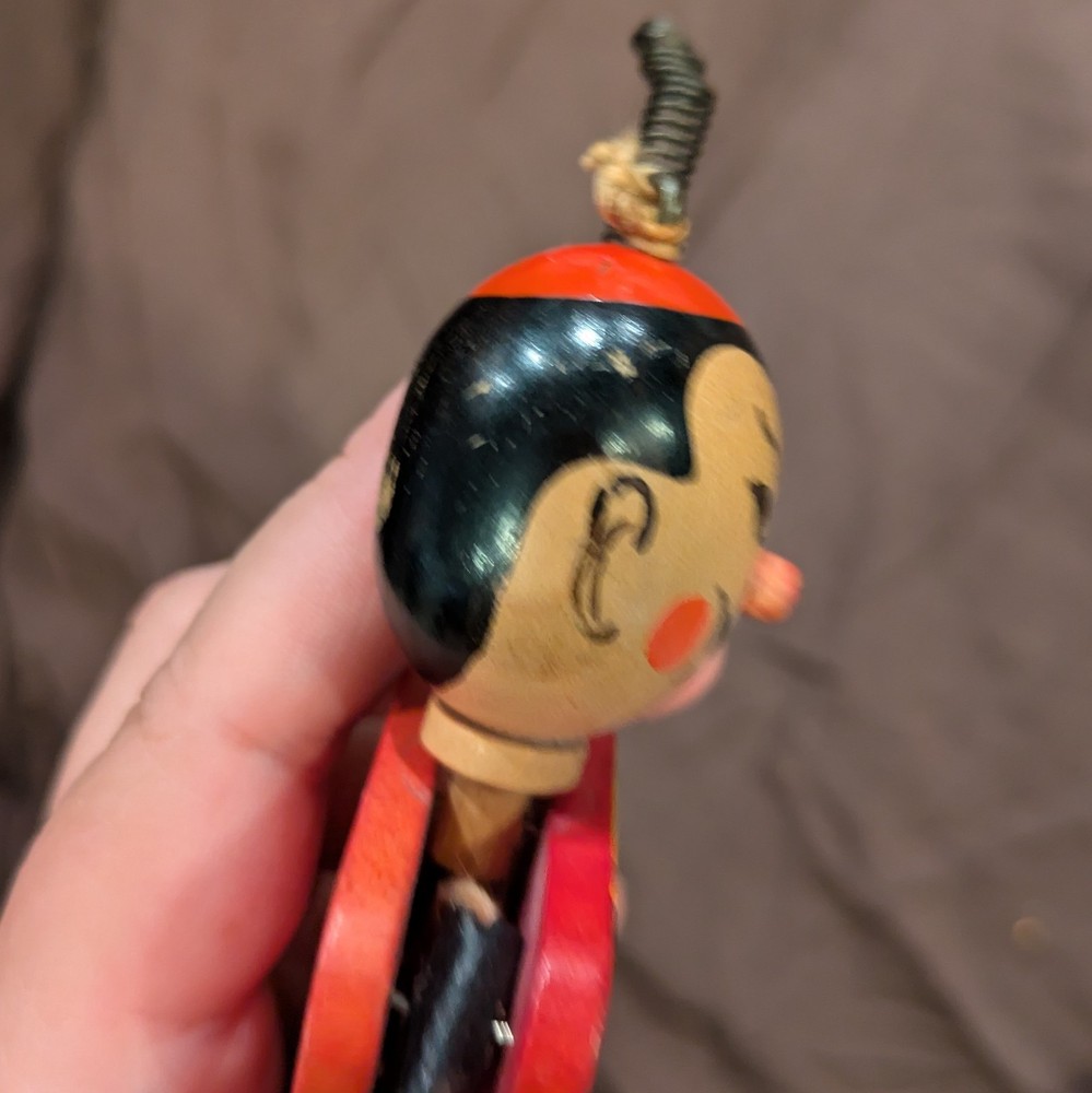 Vintage Jumping Jack Puppet Mephistopheles Devil Gregor Creations Austria