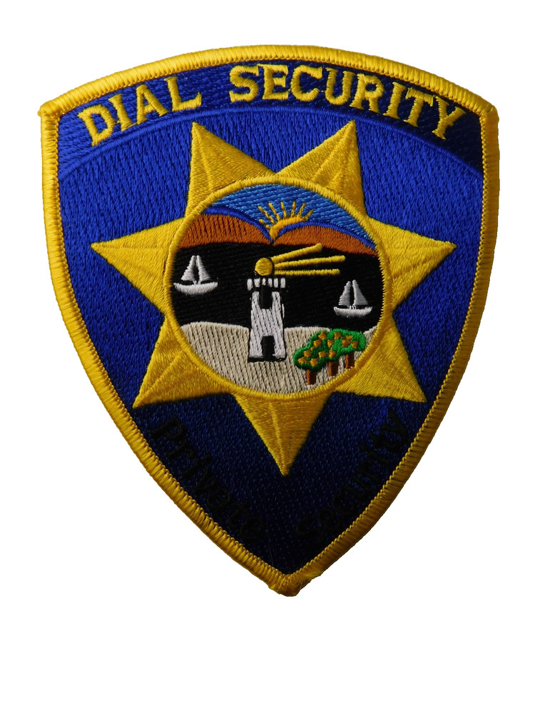 DIAL PRIVATE SECURITY OFFICER PATCH SHOULDER CREST CA POLICE COLLECTOR