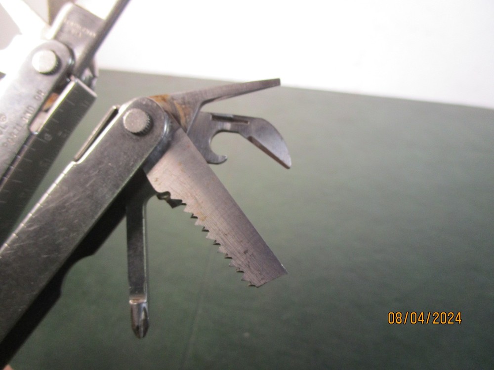 Vintage Leatherman USA Super Tool Multi Tool Broken Blades