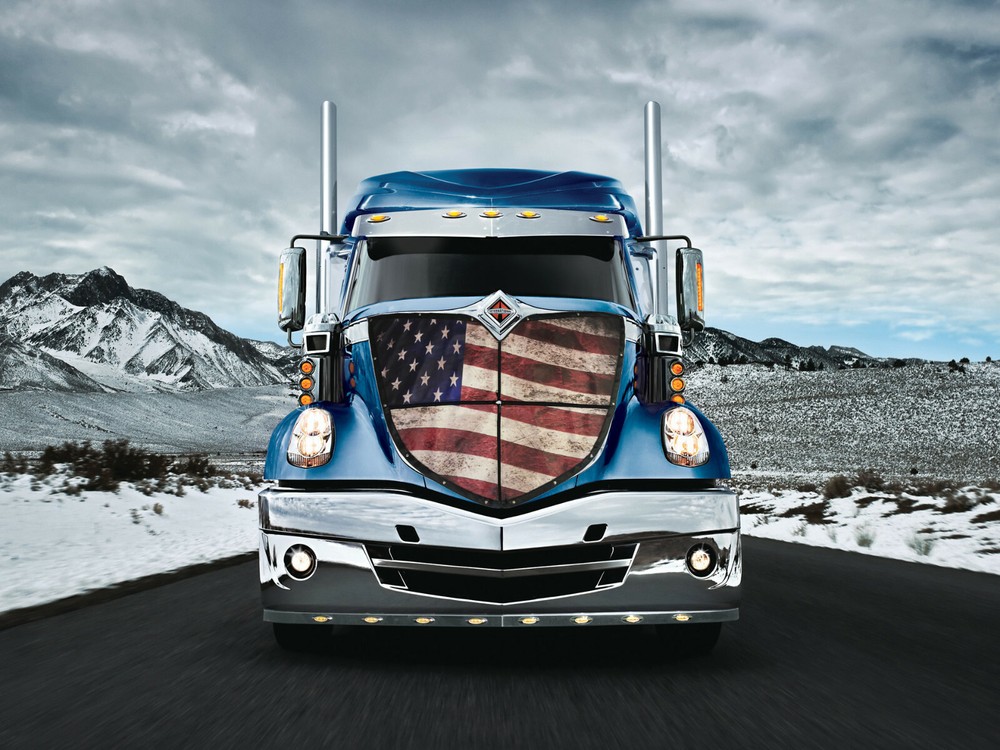 International Lonestar Premium Old Glory Winter Front- Other Models Available!