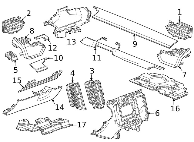Genuine GM Lower Panel 26480400