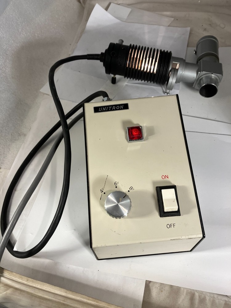 Unitron toolmakers microscope extension illuminator  4-8v  transformer complete