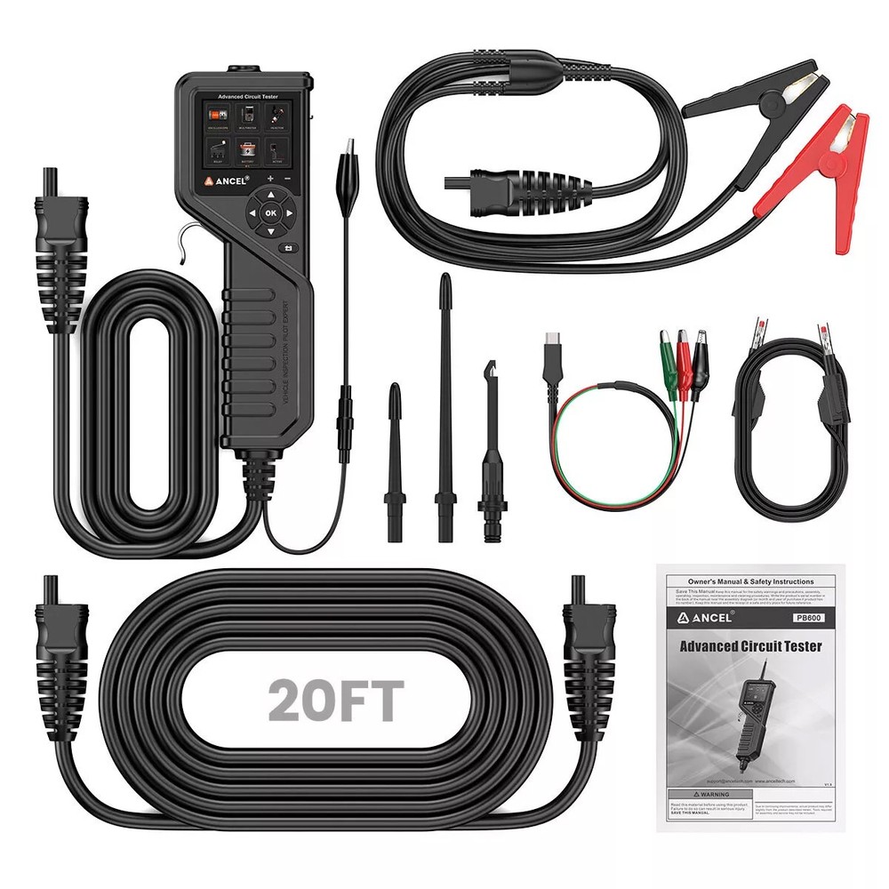 ANCEL PB600 Smart Hook Car Circuit Probe Tester Analyzer Injector Tester Tool