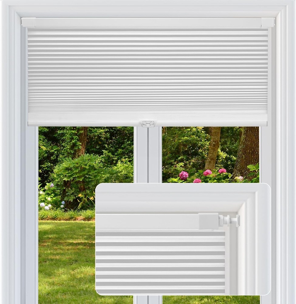 Wireless cellular blinds, light-filtering cellular blinds, easy to install