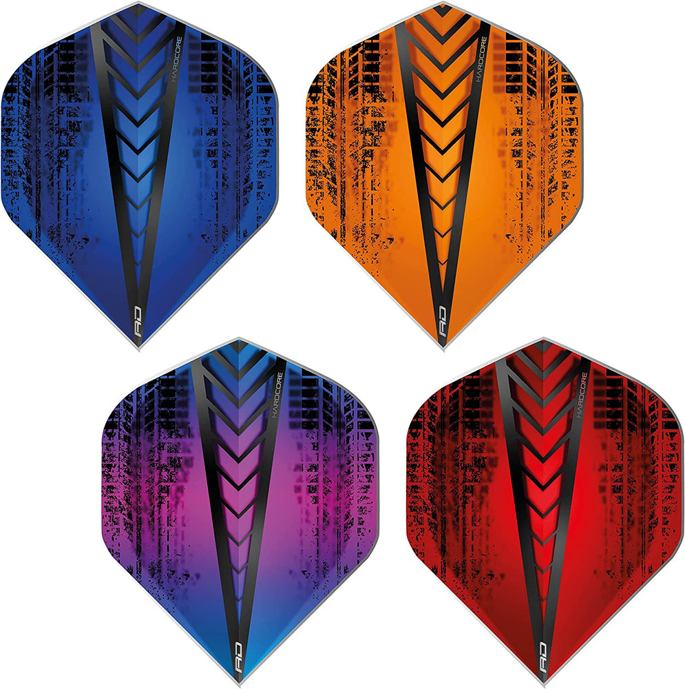 Hardcore Selection Pack Extra Thick Standard Dart Flights