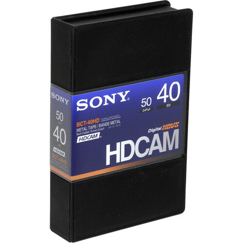 Sony BCT-40HD/2 HDCAM Videocassette, Small NEW / Never Used