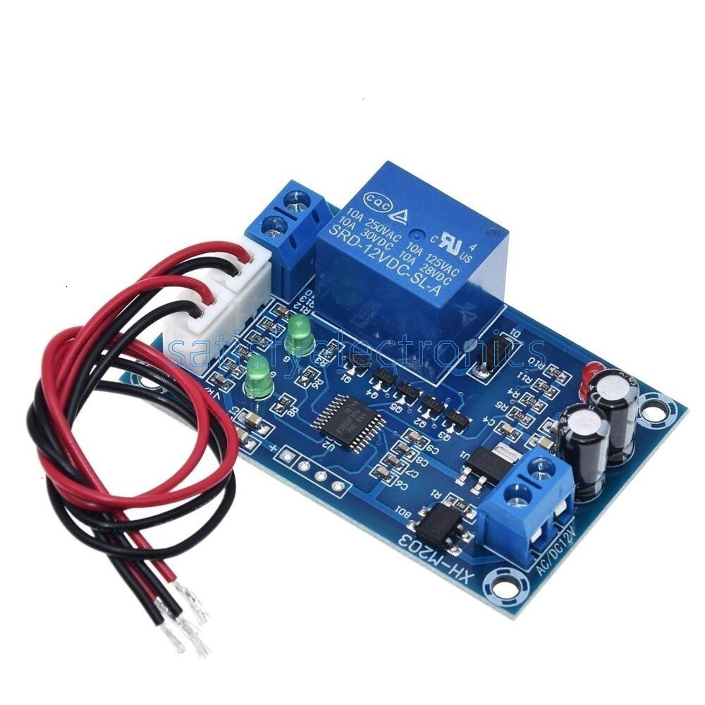 AC/DC 12V Relay Fully Automatic Water Level Controller Pump Switch Module -