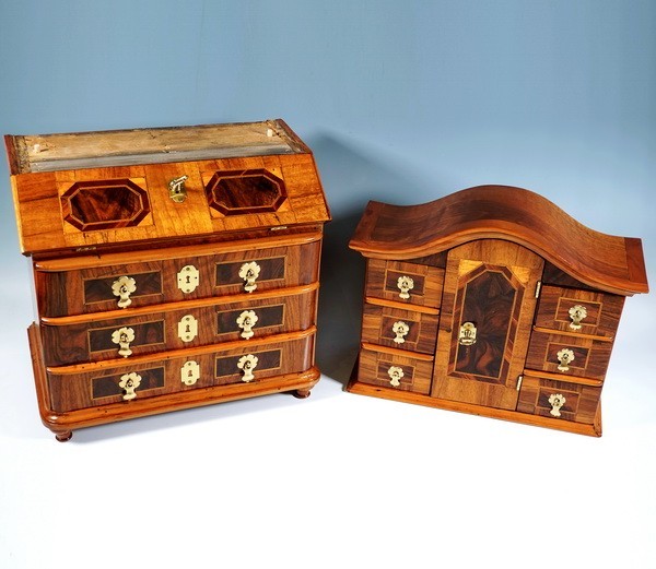 Baroque Model Tabernacle Secretary Fine Marketer Tabernacle Chest Ca. 1760