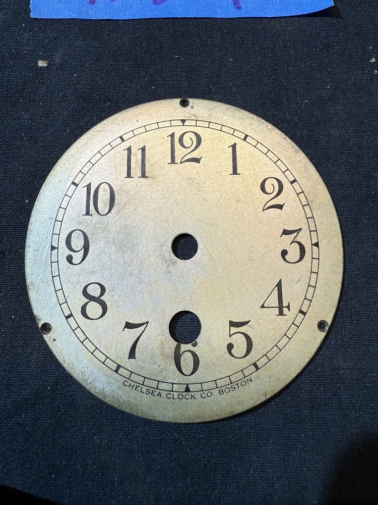 (N329) ANTIQUE 3" CHELSEA CLOCK DIAL