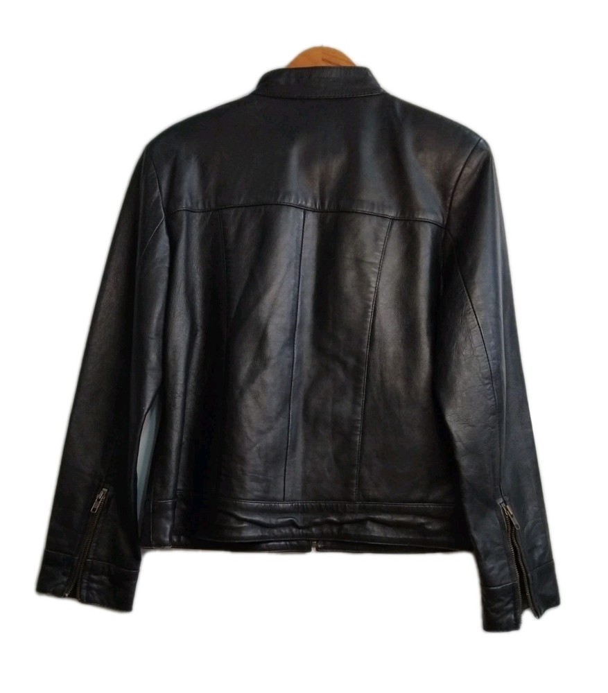 Domaze Black Leather Jacket