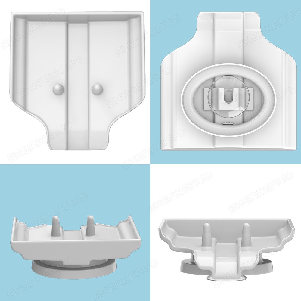 Bathroom Soap Holder White Drain Sponge Dish Storage Plastic Material