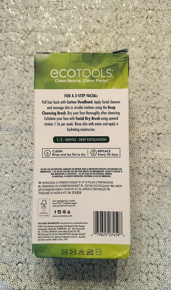 EcoTools Cleanse & Prep 3 Piece Kit For Boosting Skincare Routine