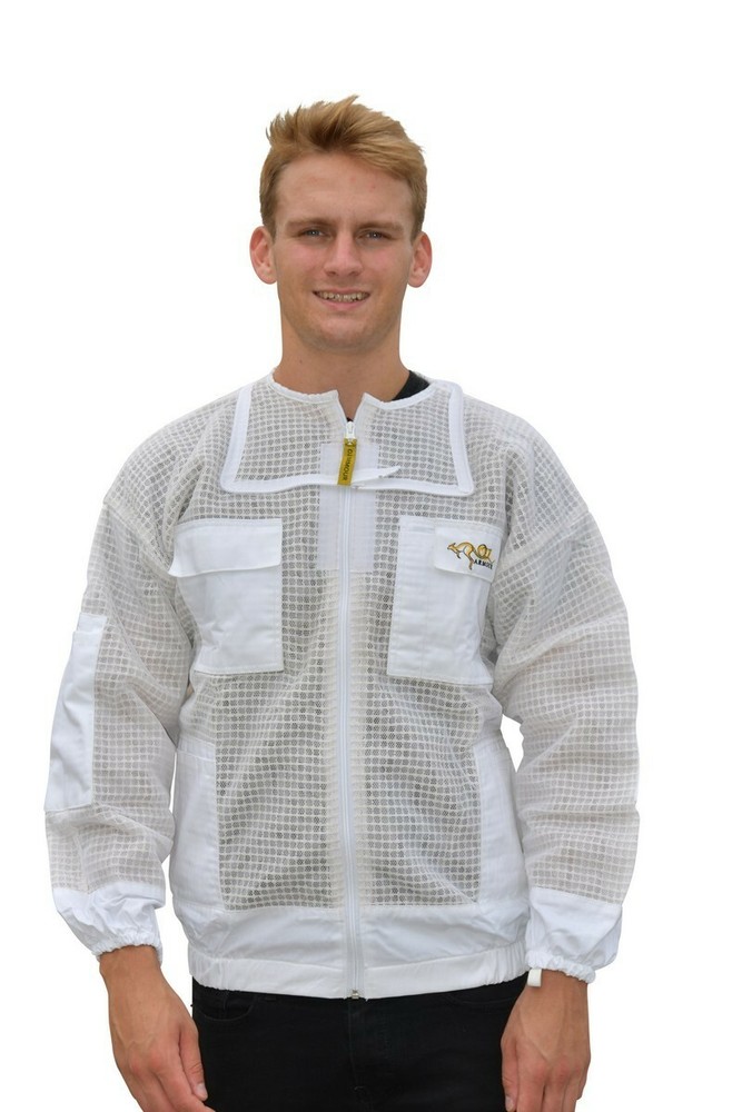 OZ ARMOUR BEEKEEPING JACKET VENTILATED THREE LAYER MESH ULTRA COOL BEE JACKET